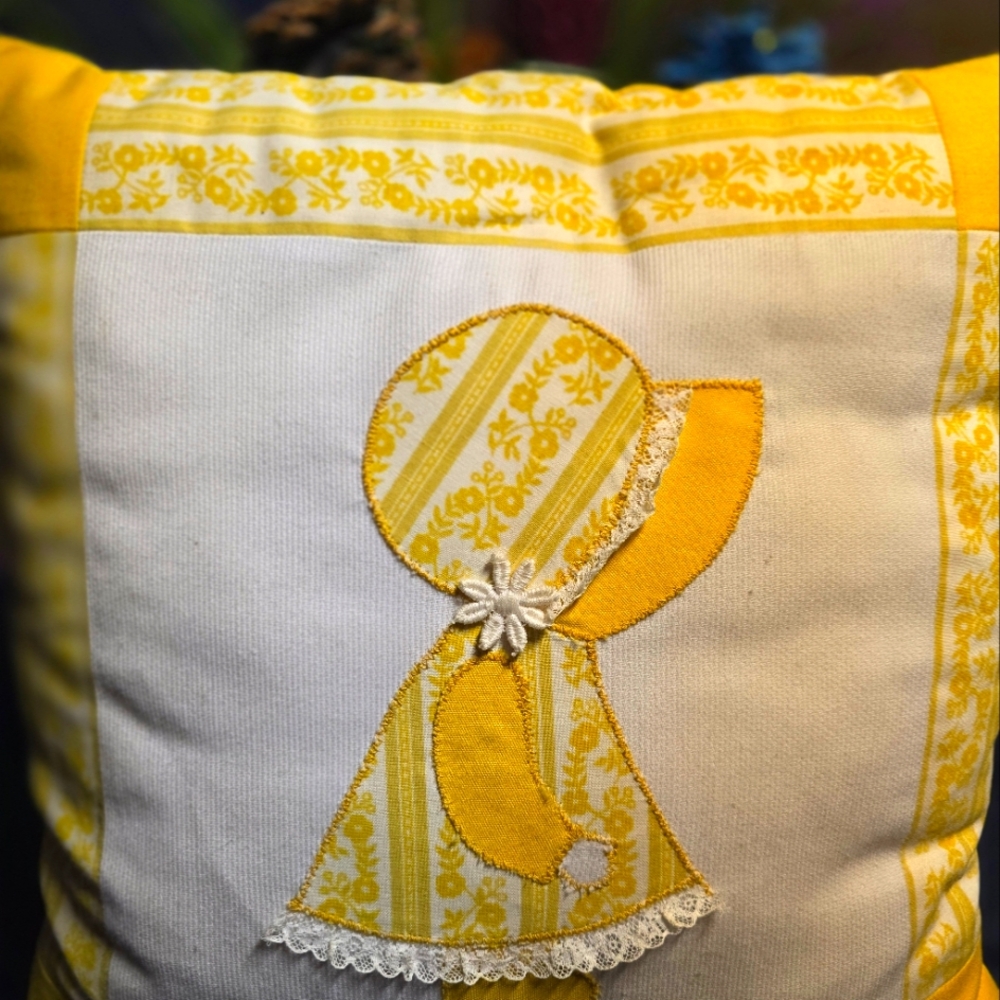 Holly Hobbie themed pillow